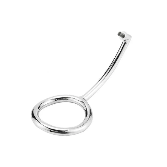 Stainless Anal Steel Set DiscreetChoice Ring 4663 with Cock Hook 0414